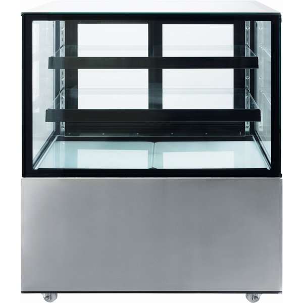 Gebaksvitrine | 300L | Zwart/Grijs | +2°C/+10°C | 3 Schappen | 915x675x1210(h)mm