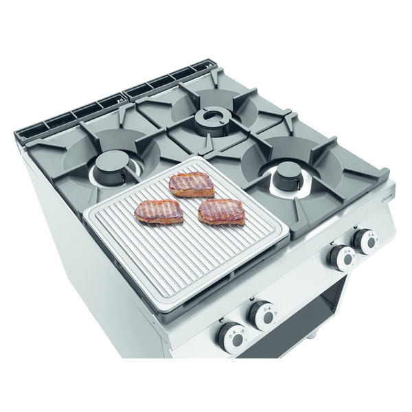 Grillplaat gietijzer 900-R | 390x390x17(h)mm