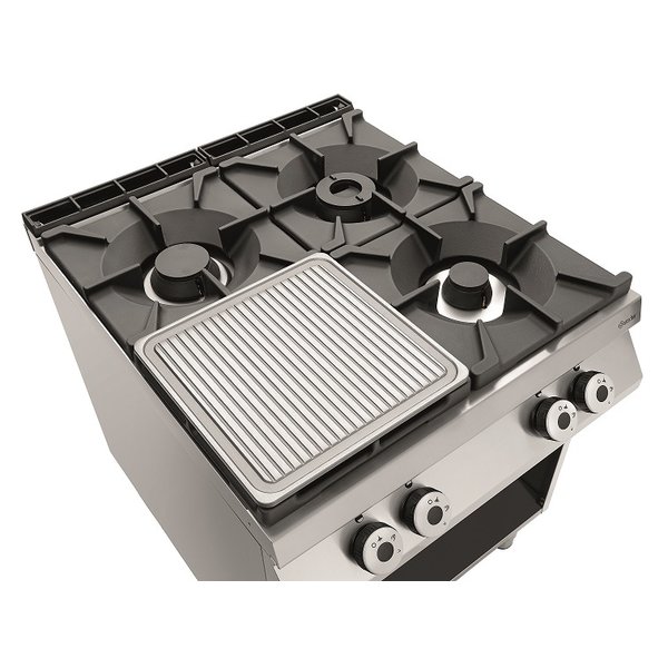 Grillplaat gietijzer 900-R | 390x390x17(h)mm