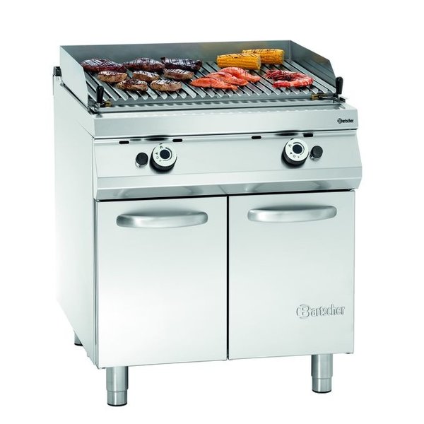 Lavasteengrill | Gas | 24kW | V Rooster | 800x900x900(h)mm