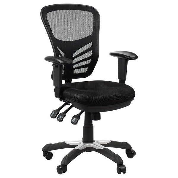 Bureaustoel HG-0001 black  | Zithoogte 45-55cm