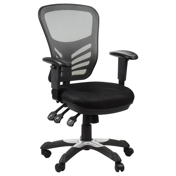 Bureaustoel  HG-0001 Grey| Zithoogte 45-55cm