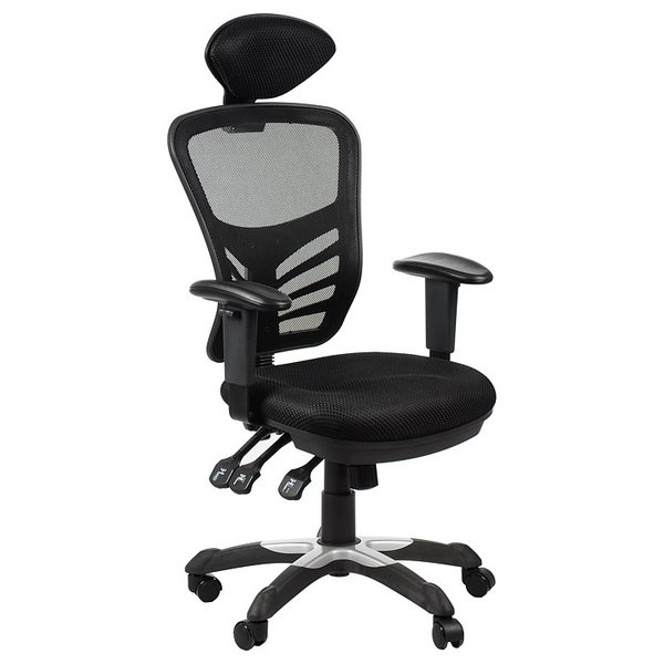Bureaustoel HG-0001H Black  | Zithoogte 45-55cm