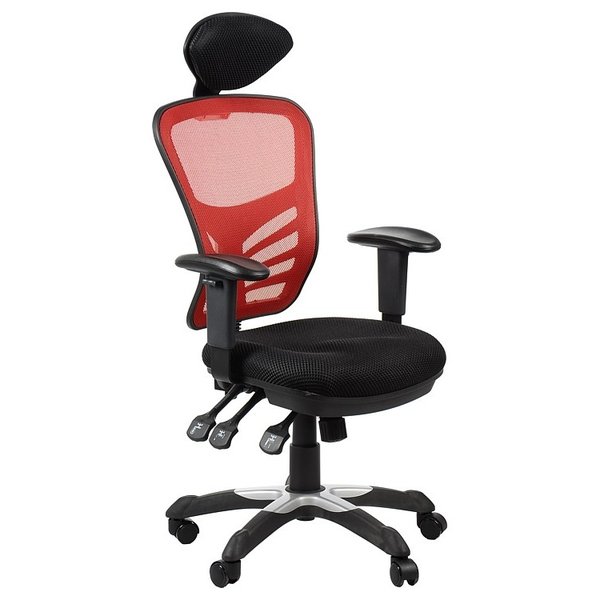 Bureaustoel HG-0001H Red | Zithoogte 45-55cm