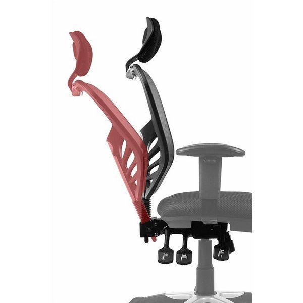 Bureaustoel HG-0001H Red | Zithoogte 45-55cm