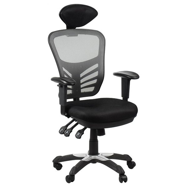 Bureaustoel HG-0001H Grey | Zithoogte 45-55cm