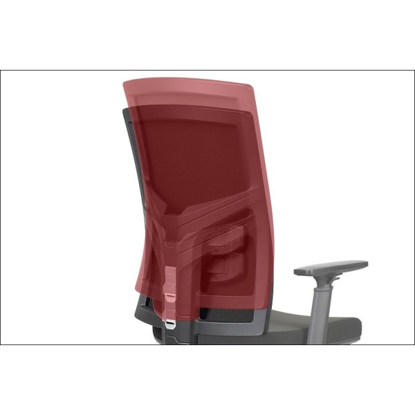 Bureaustoel KB-8922B Grey | Zithoogte 45-53cm