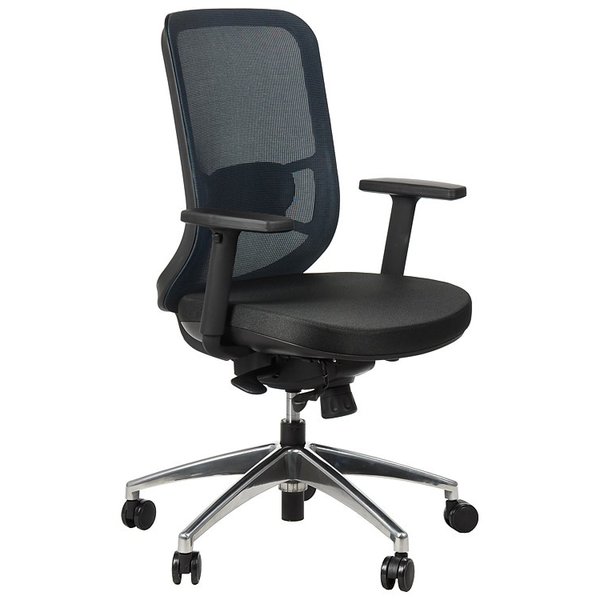 Bureaustoel GN-310/Alu/Blue | Zithoogte 46-55cm