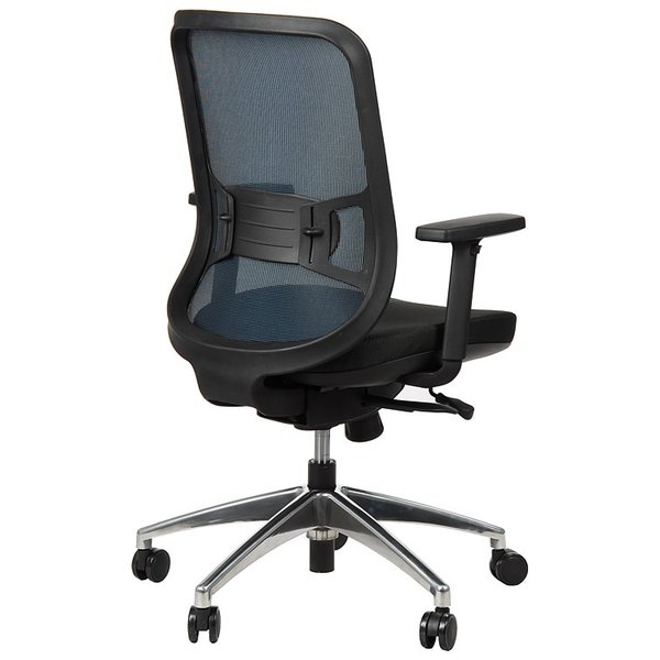 Bureaustoel GN-310/Alu/Blue | Zithoogte 46-55cm
