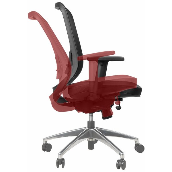 Bureaustoel GN-310/Alu/Blue | Zithoogte 46-55cm