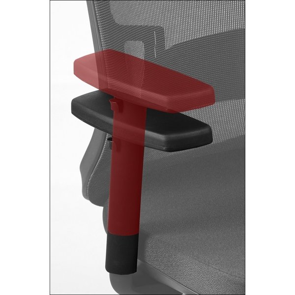 Bureaustoel GN-310/Alu/Blue | Zithoogte 46-55cm