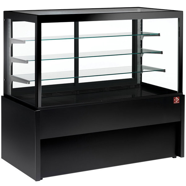 Koelvitrine | 550L | Zwart | +2°C/+6°C | 4 Schappen | 1500x780x1380(h)mm