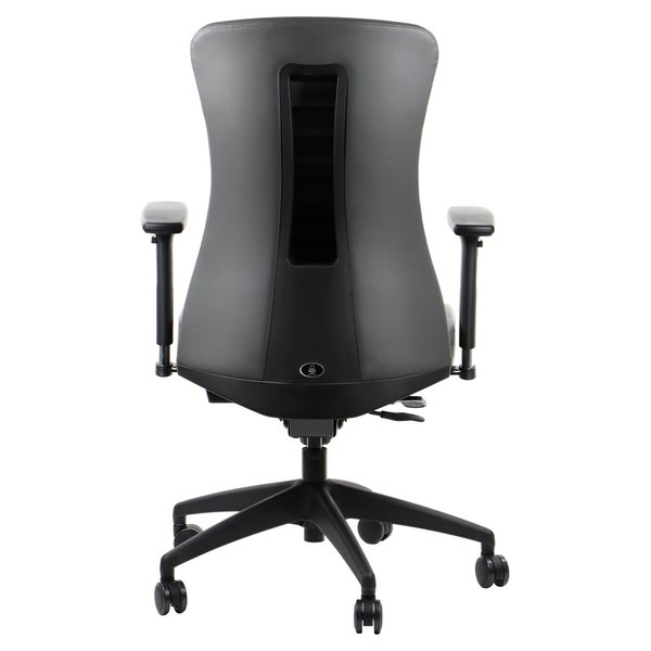 Bureaustoel Kenton Grey Pu | Zithoogte 47-55cm