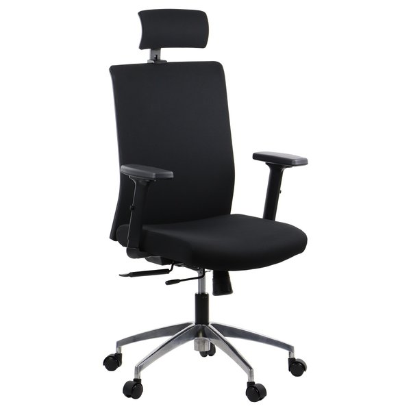 Bureaustoel Riverton F/H Alu | Zithoogte 45,5-54,5cm