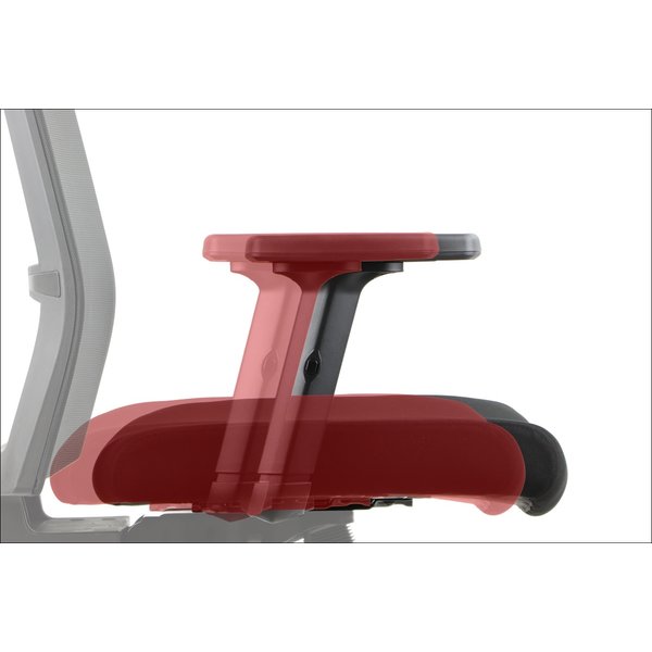 Bureaustoel Riverton M/H Black | Zithoogte 43-52cm