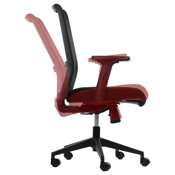 Bureaustoel Riverton M/L Black | Zithoogte 43-52cm
