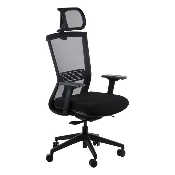 Bureau stoel Hope Self Weighing Mechanisme Black | Zithoogte 46-54cm