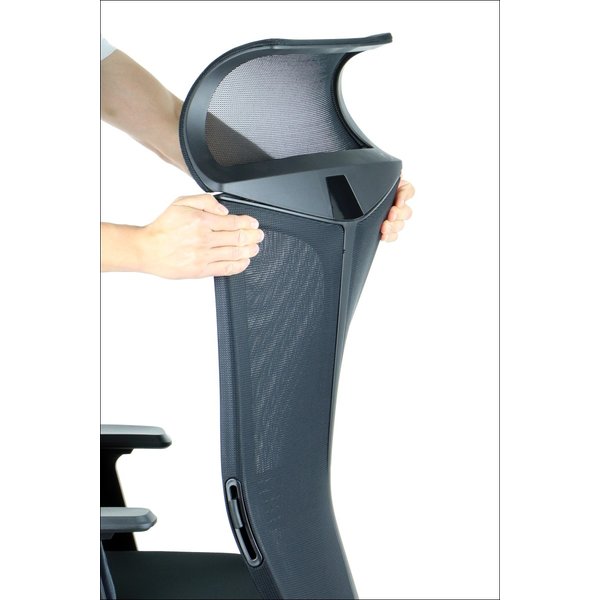 Bureaustoel Ryder Self Weighing Mechanisme Black | Zithoogte 48-56cm
