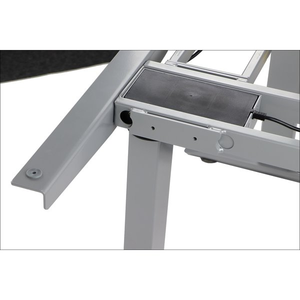 Bureau frame grijs met elektrische hoogte | 3 motoren | Hoogte 71-119cm