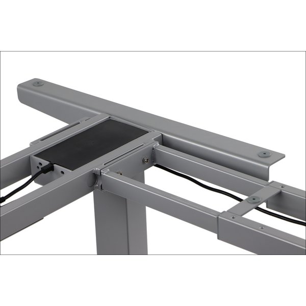 Bureau frame grijs met elektrische hoogte | 3 motoren | Hoogte 71-119cm