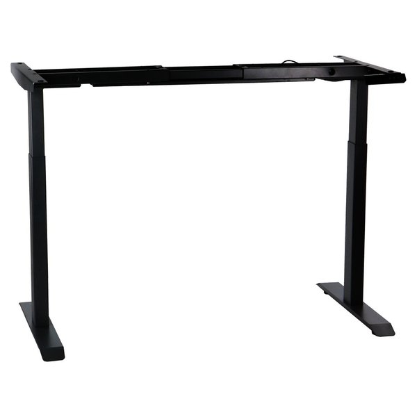 Bureau frame zwart met elektrische hoogte | 2 motoren | (l)119-172x70,5-126,5(h)cm