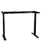 Luxus Bureau frame zwart met elektrische hoogte | 2 motoren | (l)119-172x70,5-126,5(h)cm 