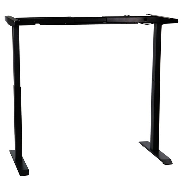 Bureau frame zwart met elektrische hoogte | 2 motoren | (l)119-172x70,5-126,5(h)cm
