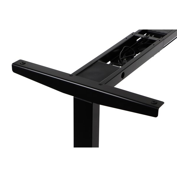 Bureau frame zwart met elektrische hoogte | 2 motoren | (l)119-172x70,5-126,5(h)cm