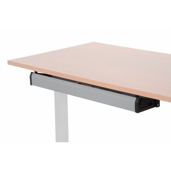 Horizontaal aluminium kabelkanaal | Lengte 80cm