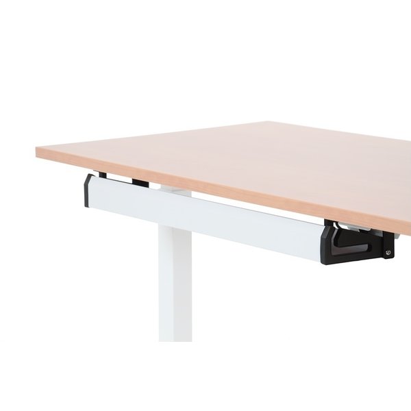 Horizontaal wit kabelkanaal | Lengte 80cm