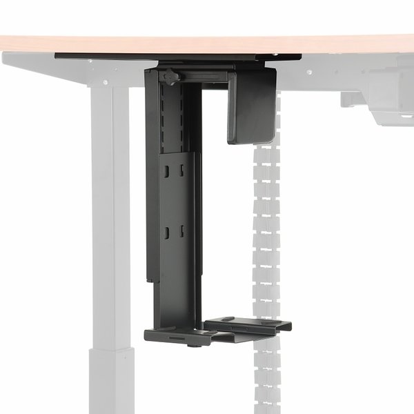 Onder bureau pc houder zwart