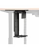 Luxus Onder bureau pc houder zwart 