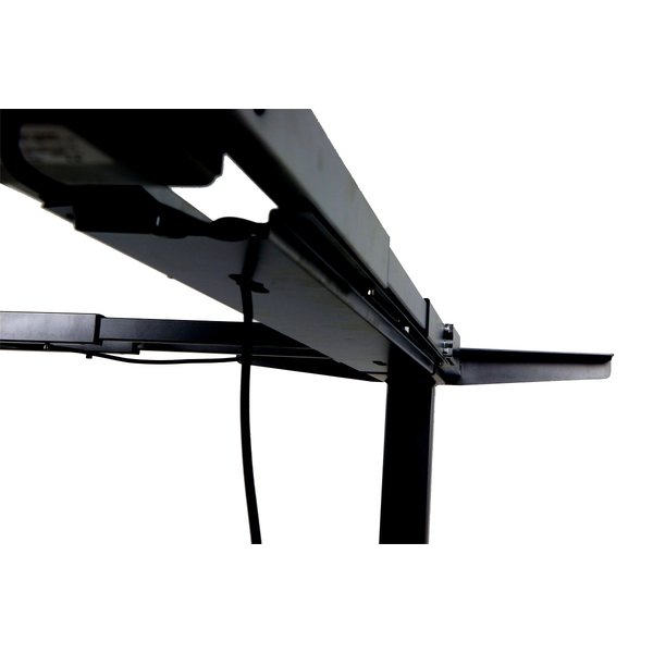 Bureau frame zwart met elektrische hoogte | 3 motoren | Hoogte 61,5-126,5cm