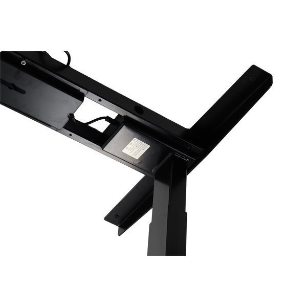 Bureau frame zwart met elektrische hoogte | 2 motoren | (l)119-172x61,5-126,5(h)cm