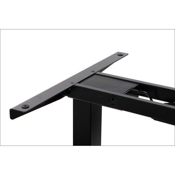 Bureau frame zwart met elektrische hoogte | 2 motoren | (l)120-166x61x125,5(h)cm