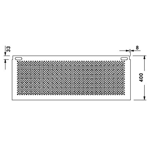 Stalen paneel grafiet voor  CD-A/CM/CM-UD/CD-S | 107cm