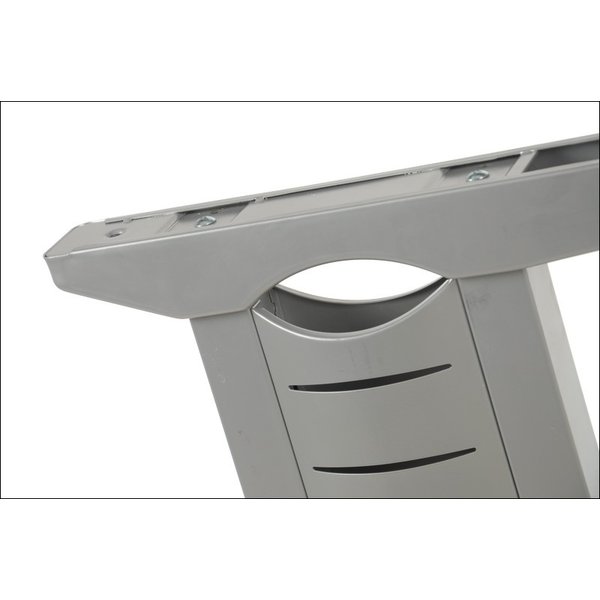 Bureau poten CK aluminium set van 2