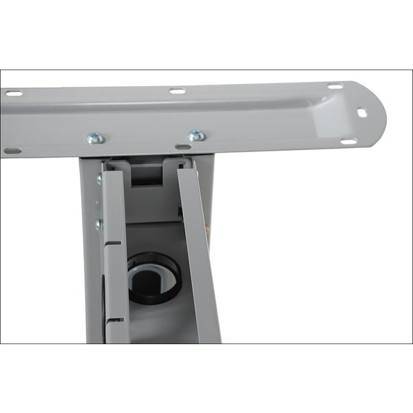 Bureau frame STL-01/w verstelbaar aluminium | (L)135-175x72,5(h)cm