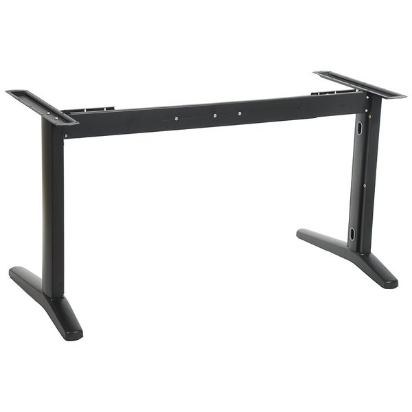 Bureau frame STL-01/w  verstelbaar zwart | (L)135-175x72,5(h)cm