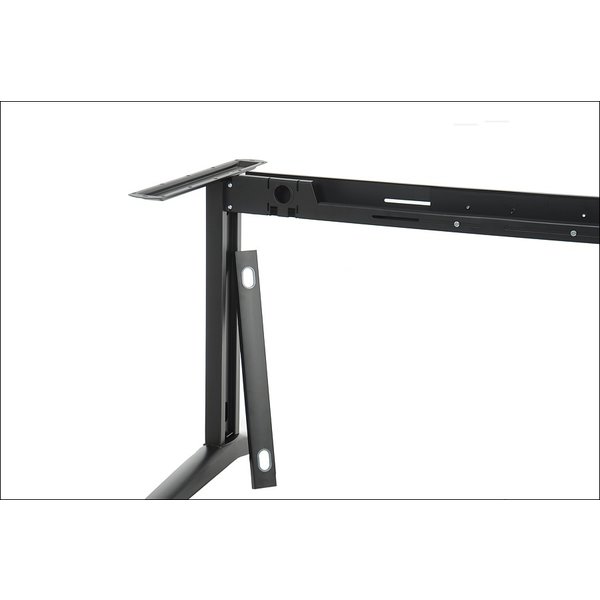 Bureau frame STL-01/w  verstelbaar zwart | (L)135-175x72,5(h)cm