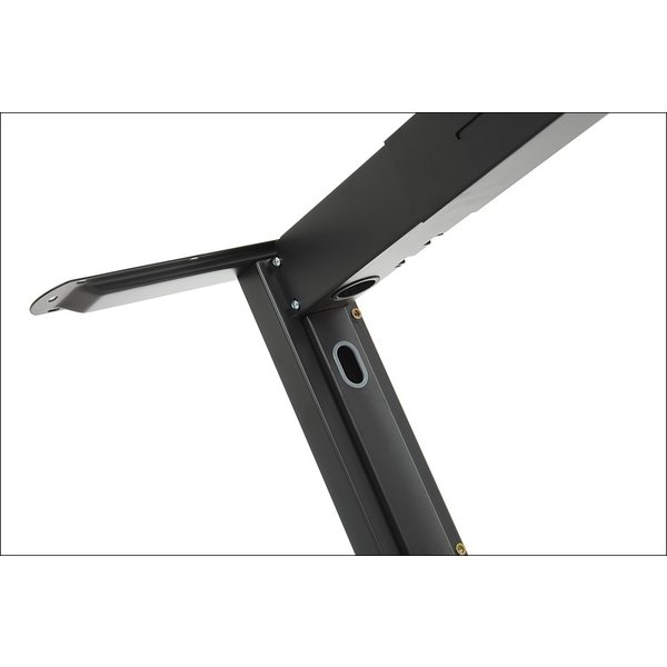 Bureau frame STT-01/w verstelbaar zwart | (l)135-175x72,5(h)cm