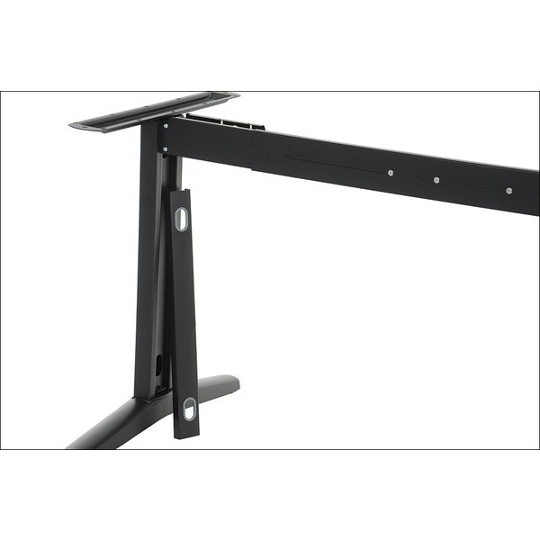 Bureau frame STT-01/w verstelbaar zwart | (l)135-175x72,5(h)cm