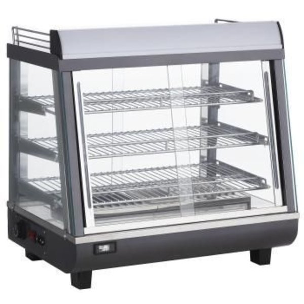 Warmhoudvitrine RVS ELIAS 96L | 1.5kW | LED verlichting | 675x484x663(h)mm