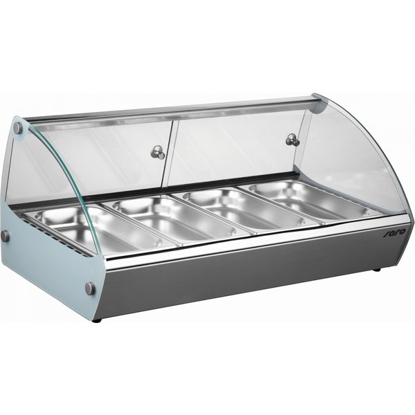 Warmhoudvitrine | RVS | MARIE 4 46L | 230V | 4x 1/3 GN | 773x420x336(h)mm