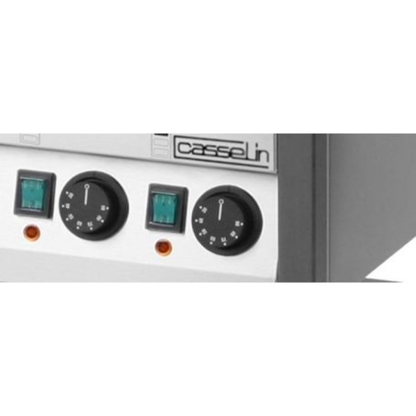 Bain Marie RVS Trolley | 1.4kW | 2x 1/1 GN | Aftapkraan | 850x700x900(h)mm