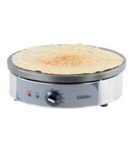 Casselin Crepes maker RVS elektrisch | 2.7kW | Gietijzeren plaat Ø350x130(h)mm