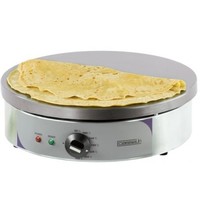 Casselin Crepes maker RVS elektrisch | 2,7 kW/h | Gietijzeren plaat Ø420x130(h)mm Casselin Crepes maker RVS elektrisch | 2,7 kW/h | Gietijzeren plaat Ø420x130(h)mm