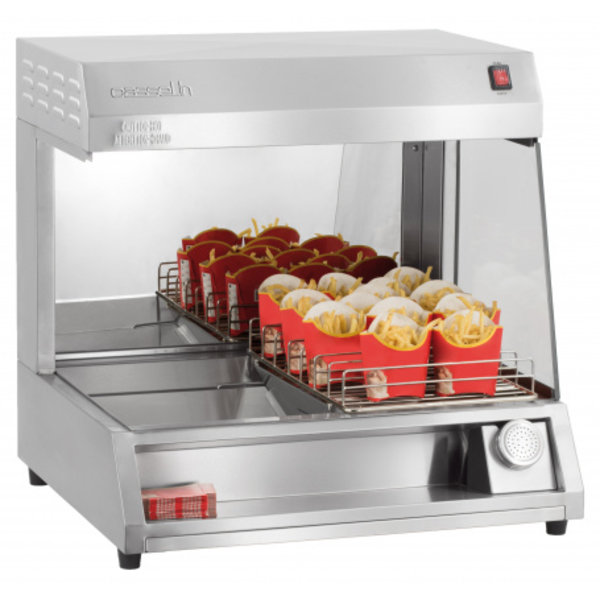 Frites-warmhoudvitrine | 1kW | 680x600x655(h)mm