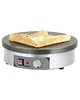 Casselin Crepes maker RVS elektrisch | 2.7kW | Gietijzeren plaat Ø400x124(h)mm 