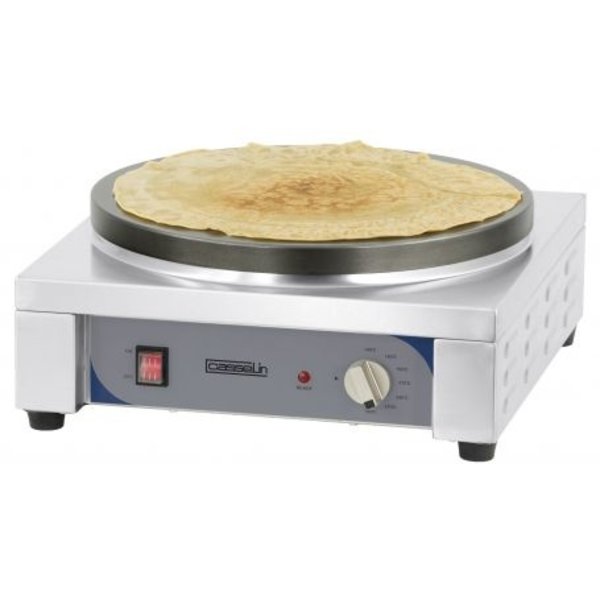 Crepes maker Premium elektrisch | 2.7kW | Gietijzeren bakplaat Ø400x124(h)mm